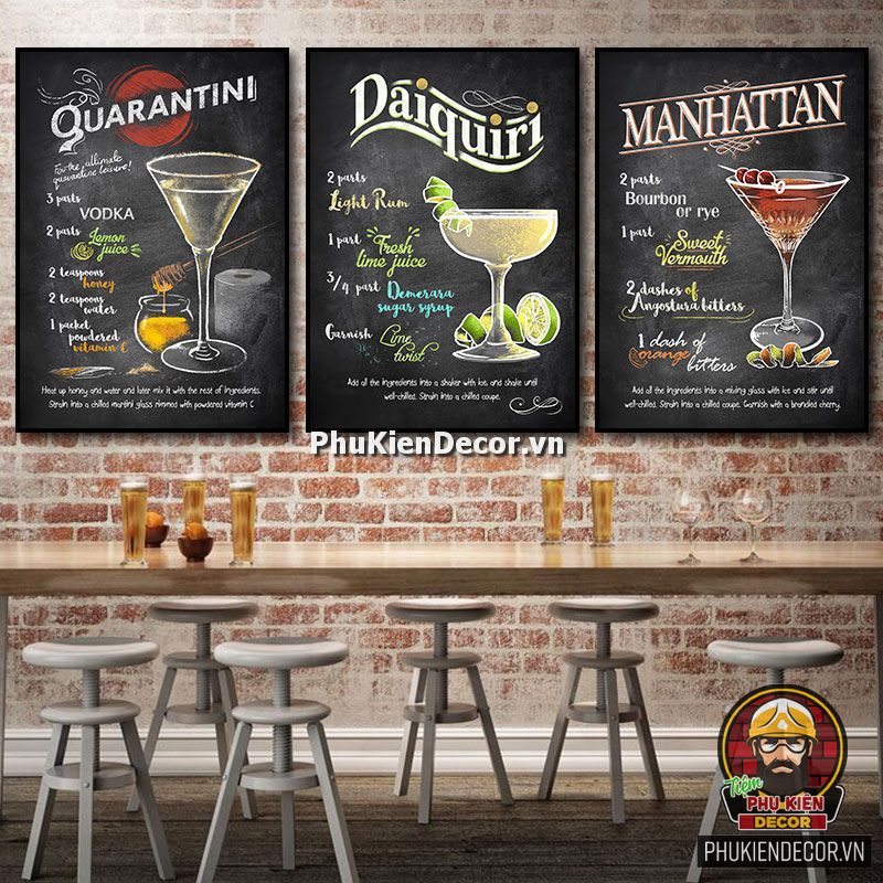 Tranh treo tường Quán Rượu, Bar, Pub, Cocktail Tranh treo tường Quán Rượu, Bar, Pub, Cocktail