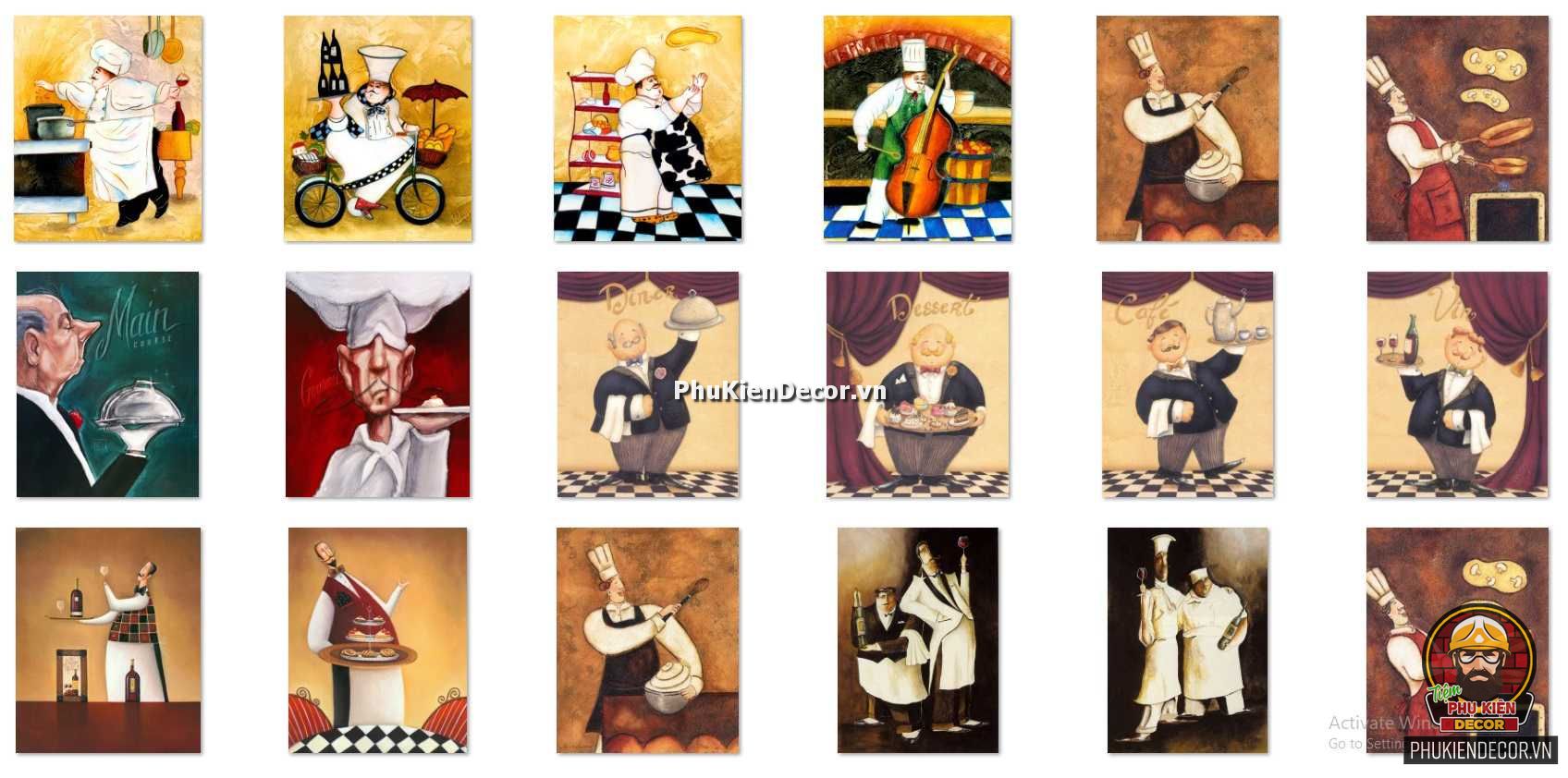 Tranh treo tường Quán Rượu, Nhà hàng phong cách Vintage Châu Âu Tranh treo tường Quán Rượu, Nhà hàng phong cách Vintage Châu Âu