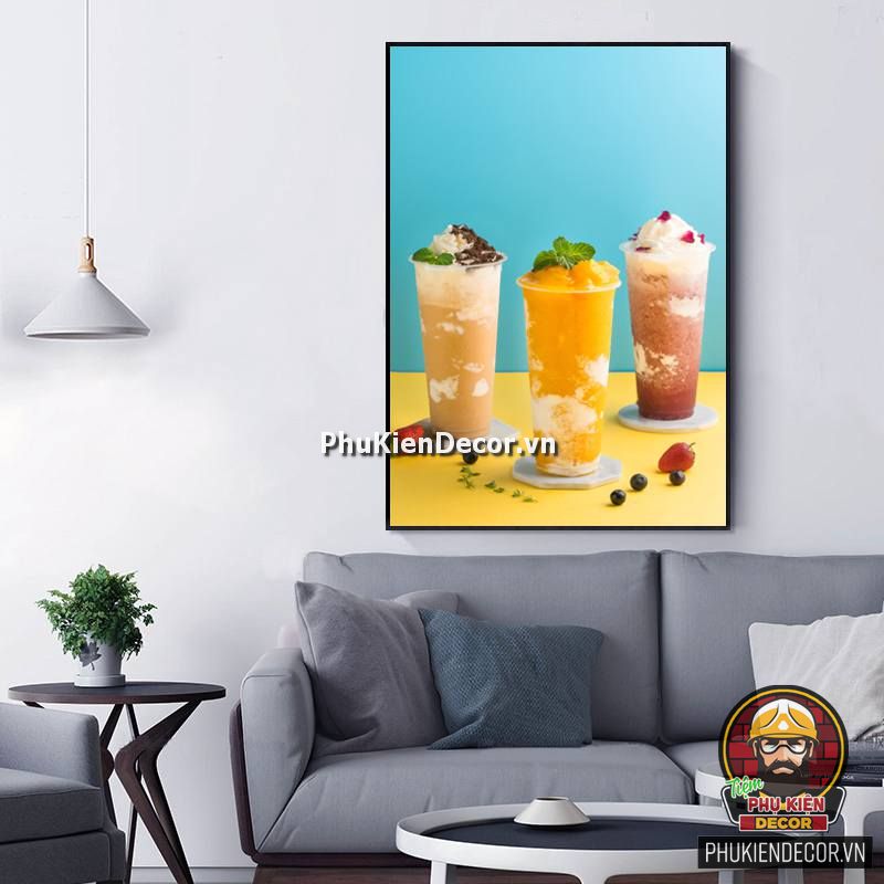 Mẫu tranh treo tường quán Sinh Tố - Nước Ép - Giải Khát Mẫu tranh treo tường quán Sinh Tố - Nước Ép - Giải Khát