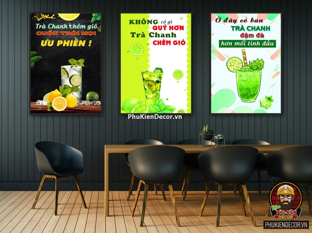 Phụ Kiện Decor - chuyên cung cấp dòng tranh treo tường Quán Trà chanh Phụ Kiện Decor - chuyên cung cấp dòng tranh treo tường Quán Trà chanh