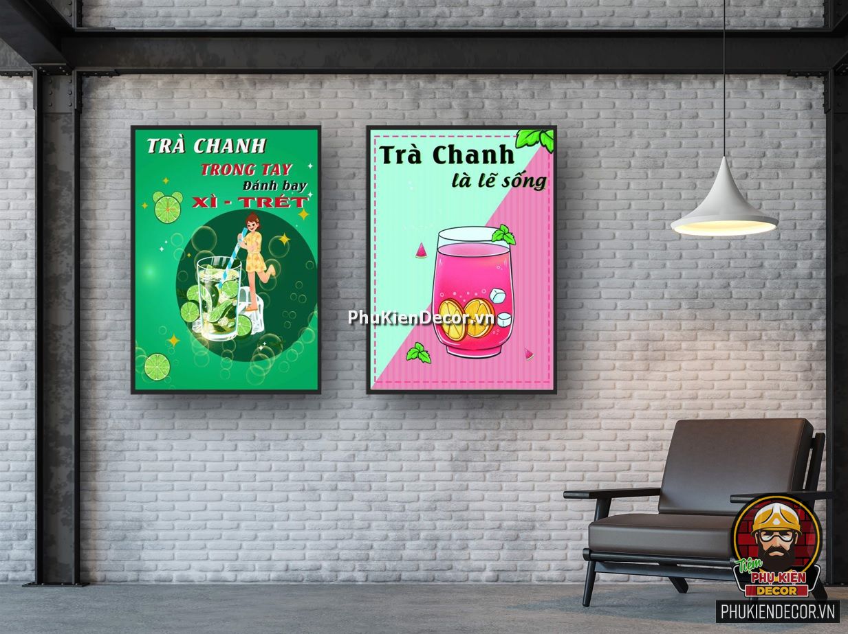 Phụ Kiện Decor - chuyên cung cấp dòng tranh treo tường Quán Trà chanh Phụ Kiện Decor - chuyên cung cấp dòng tranh treo tường Quán Trà chanh