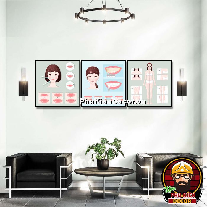 Tranh treo tường thẩm mỹ viện giúp tăng tính thẩm mỹ và sự chuyên nghiệp Tranh treo tường thẩm mỹ viện giúp tăng tính thẩm mỹ và sự chuyên nghiệp