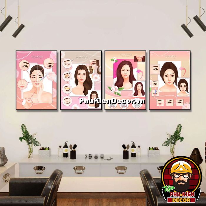 Tranh treo tường thẩm mỹ viện hấp dẫn giúp tác động mãnh mẽ đến trải nghiệm của khách hàng Tranh treo tường thẩm mỹ viện hấp dẫn giúp tác động mãnh mẽ đến trải nghiệm của khách hàng