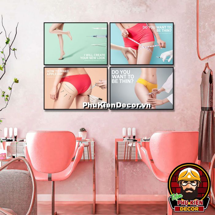 Tranh treo tường thẩm mỹ viện hấp dẫn giúp tác động mãnh mẽ đến trải nghiệm của khách hàng Tranh treo tường thẩm mỹ viện hấp dẫn giúp tác động mãnh mẽ đến trải nghiệm của khách hàng