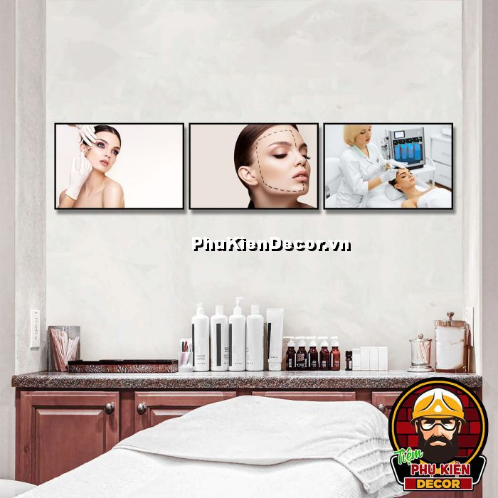 Tranh treo tường thẫm mỹ viện tạo sự sang trọng và điểm nhấn nghệ thuật cho không gian Tranh treo tường thẫm mỹ viện tạo sự sang trọng và điểm nhấn nghệ thuật cho không gian