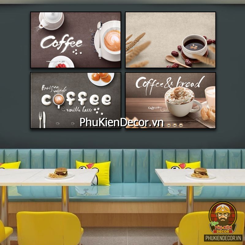 Tranh quán bánh ngọt đẹp thu hút khách hàng Tranh quán bánh ngọt đẹp thu hút khách hàng