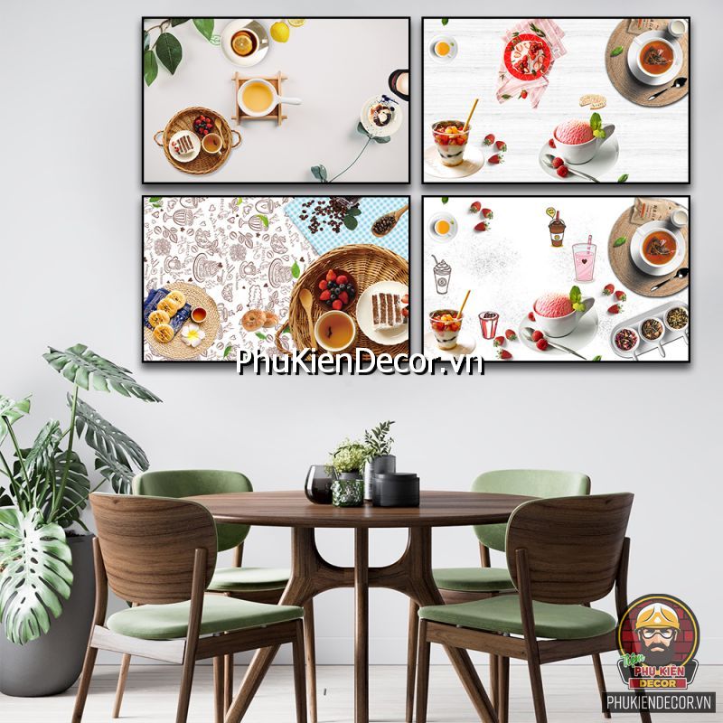Hình ảnh tranh treo tường trang trí tiệm bánh ngọt thịnh hành, hấp dẫn Hình ảnh tranh treo tường trang trí tiệm bánh ngọt thịnh hành, hấp dẫn
