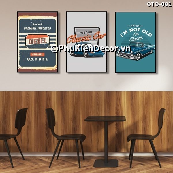 Tranh treo tường bộ sưu tập các mẫu xe ô tô đa dạng, đẹp, hợp thời tăng hiệu ứng quảng cáo cho tiệm garage  Tranh treo tường bộ sưu tập các mẫu xe ô tô đa dạng, đẹp, hợp thời tăng hiệu ứng quảng cáo cho tiệm garage