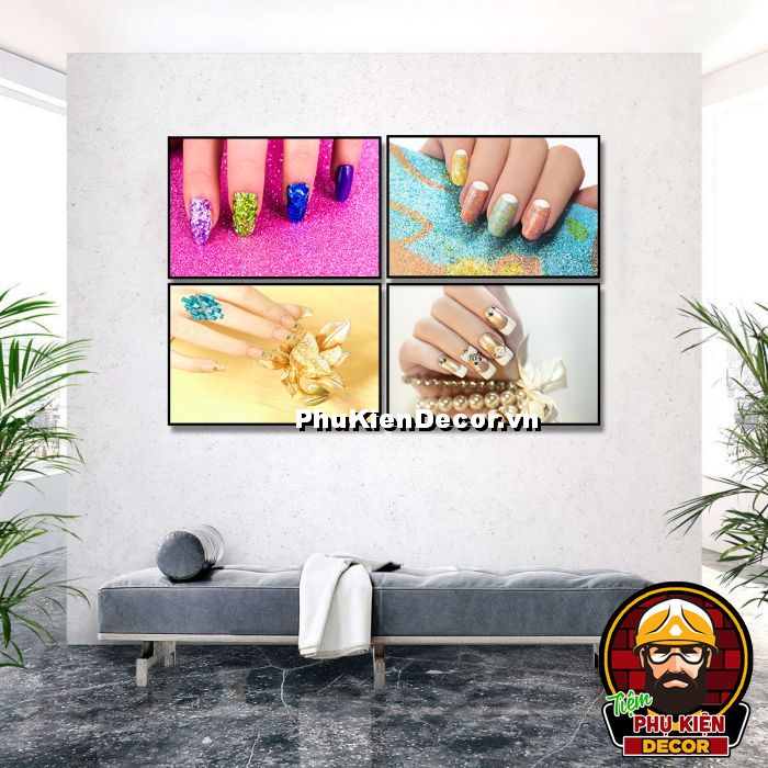 Tranh treo tường trang trí tiệm nails tạo nên không gian chuyên nghiệp, nghệ thuật Tranh treo tường trang trí tiệm nails tạo nên không gian chuyên nghiệp, nghệ thuật