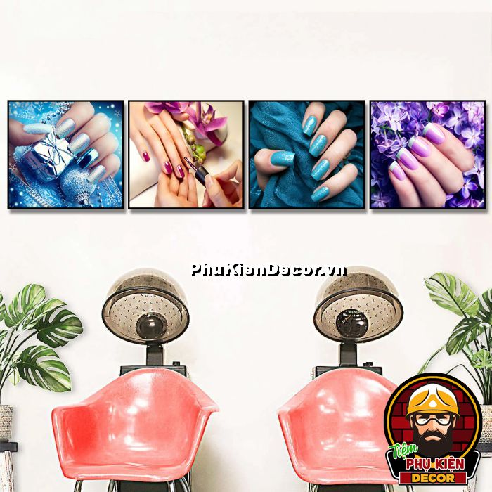 Tranh treo tường trang trí tiệm nails tạo nên không gian chuyên nghiệp, nghệ thuật Tranh treo tường trang trí tiệm nails tạo nên không gian chuyên nghiệp, nghệ thuật