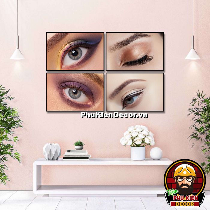 Tranh treo tường tiệm nối mi giúp tạo điểm nhấn đặc biệt, độc đáo Tranh treo tường tiệm nối mi giúp tạo điểm nhấn đặc biệt, độc đáo
