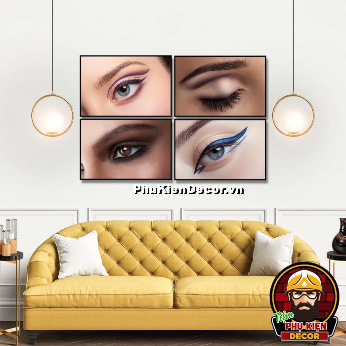 Tranh treo tường tiệm nối mi giúp tạo điểm nhấn đặc biệt, độc đáo Tranh treo tường tiệm nối mi giúp tạo điểm nhấn đặc biệt, độc đáo