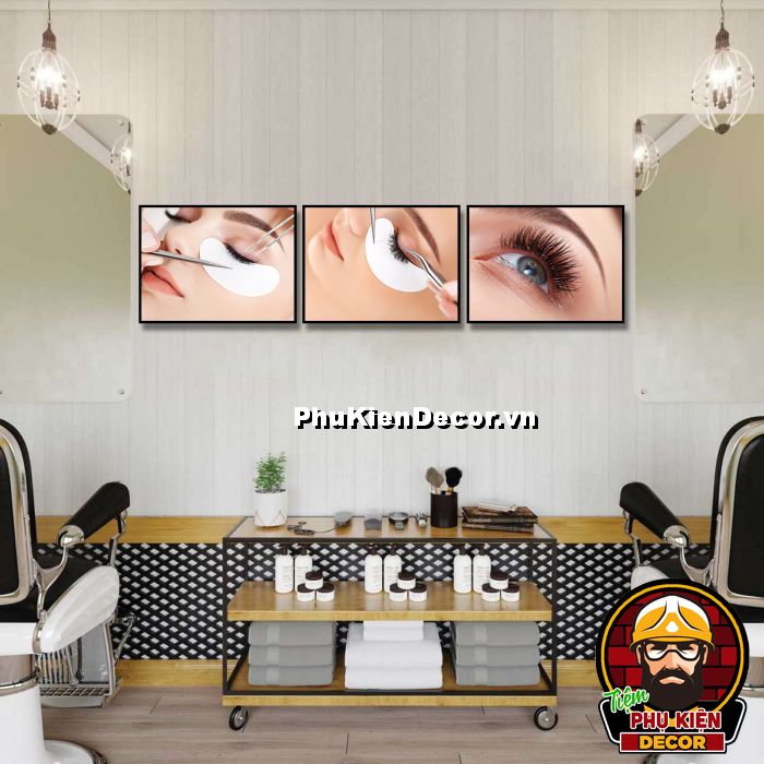 Tranh treo tường tiệm nối mi giúp không gian trở nên đẹp, bắt mắt Tranh treo tường tiệm nối mi giúp không gian trở nên đẹp, bắt mắt