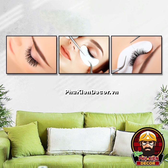 Tranh treo tường tiệm nối mi đẹp thu hút, giàu tính nghệ thuật Tranh treo tường tiệm nối mi đẹp thu hút, giàu tính nghệ thuật