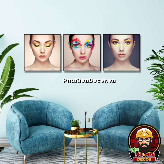 Tranh treo tường trang điểm tạo sự độc đáo và khơi dậy cảm hứng sáng tạo cho người thợ makeup Tranh treo tường trang điểm tạo sự độc đáo và khơi dậy cảm hứng sáng tạo cho người thợ makeup