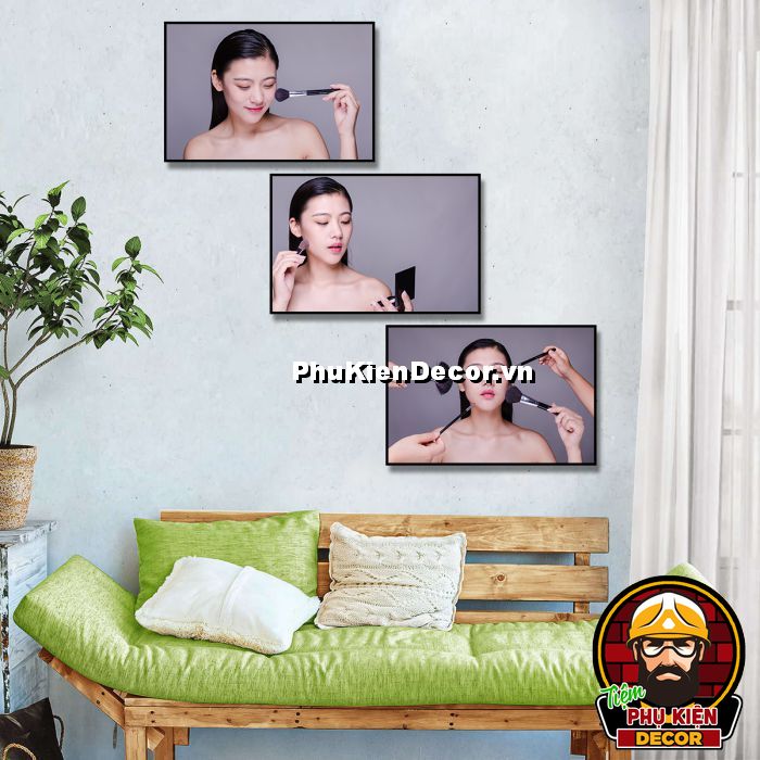 Tranh treo tường trang điểm tạo điểm nhấn nghệ thuật, truyền cảm hứng không gian makeup Tranh treo tường trang điểm tạo điểm nhấn nghệ thuật, truyền cảm hứng không gian makeup