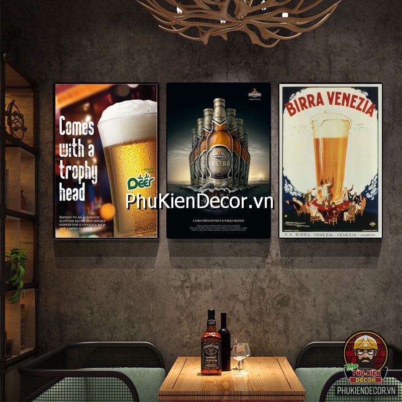 Hinh ảnh tranh treo tường quán Cafe, Beer tạo điểm nhấn cho quán  Hinh ảnh tranh treo tường quán Cafe, Beer tạo điểm nhấn cho quán