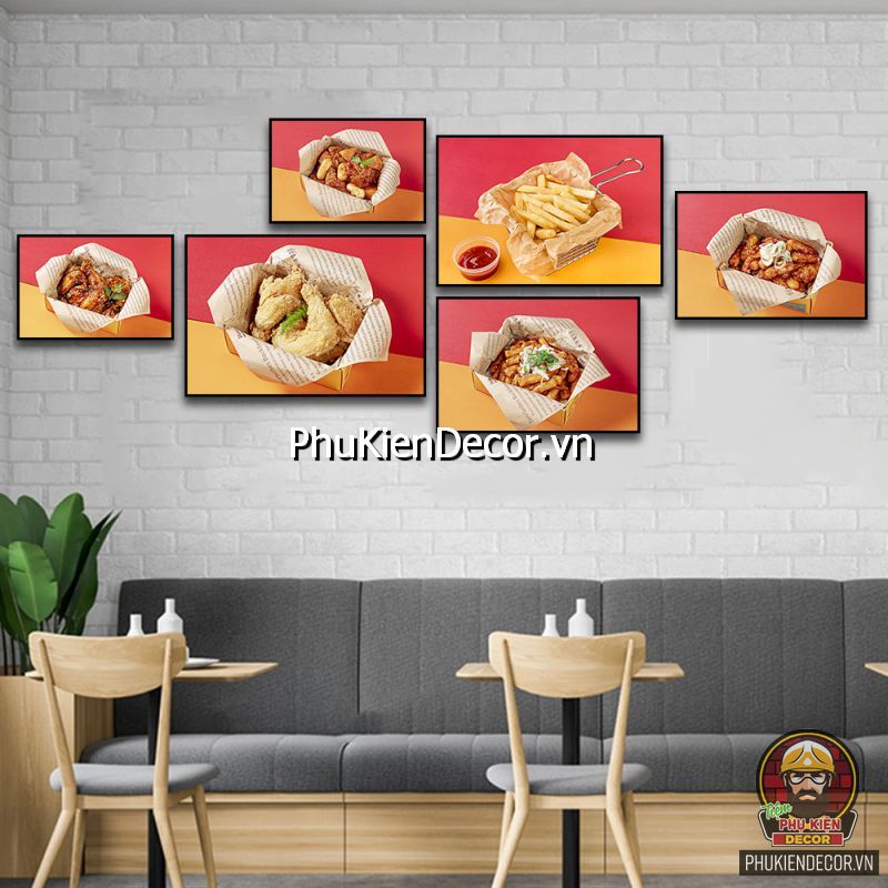 Tổng hợp tranh treo tường trang trí quán thức ăn nhanh hấp dẫn lôi cuốn khách hàng Tổng hợp tranh treo tường trang trí quán thức ăn nhanh hấp dẫn lôi cuốn khách hàng