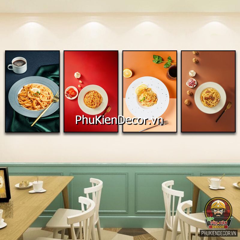 Tranh treo tường trang trí quán thức ăn nhanh kích thích vị giác Tranh treo tường trang trí quán thức ăn nhanh kích thích vị giác