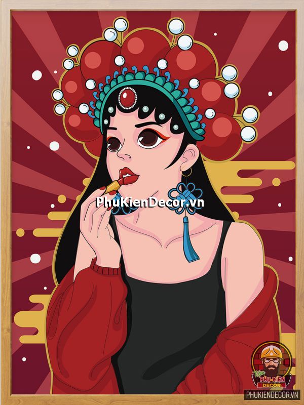 Tranh treo tường và dán tường chủ đề Trung Hoa làm nổi bật không gian quán của bạn Tranh treo tường và dán tường chủ đề Trung Hoa làm nổi bật không gian quán của bạn