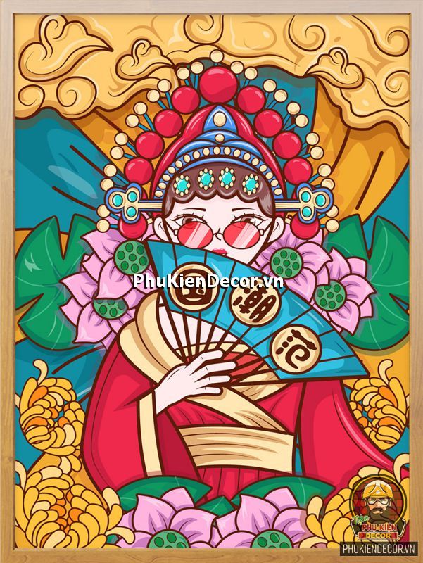 Tranh treo tường và dán tường chủ đề Trung Hoa làm nổi bật không gian quán của bạn Tranh treo tường và dán tường chủ đề Trung Hoa làm nổi bật không gian quán của bạn