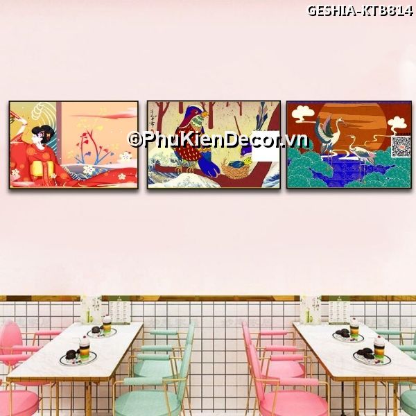 Tranh treo tường văn hóa truyền thống Geishia đẹp, phổ biến, được yêu thích  Tranh treo tường văn hóa truyền thống Geishia đẹp, phổ biến, được yêu thích