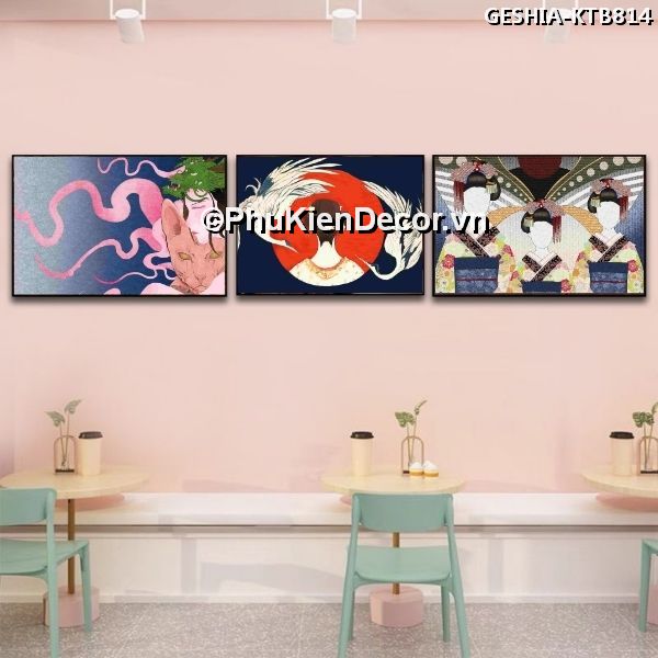 Tranh treo tường văn hóa truyền thống Geishia đẹp, phổ biến, được yêu thích  Tranh treo tường văn hóa truyền thống Geishia đẹp, phổ biến, được yêu thích