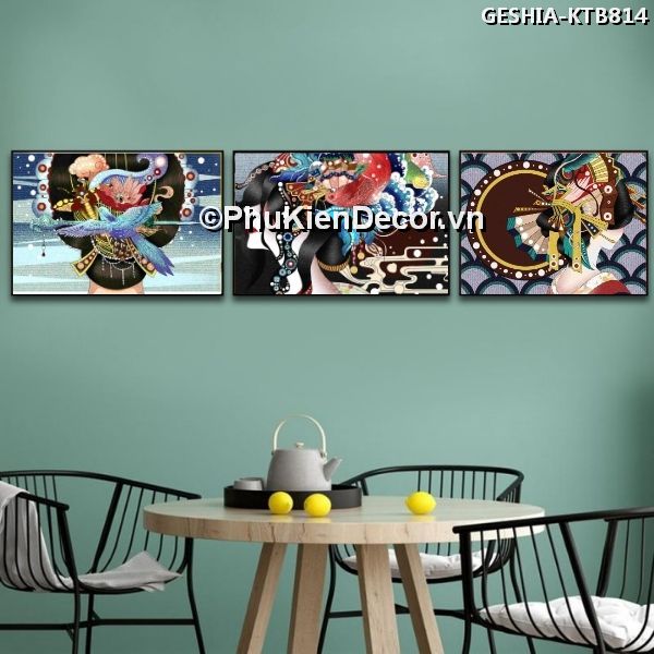 Tranh treo tường văn hóa truyền thống Geishia đẹp, phổ biến, được yêu thích  Tranh treo tường văn hóa truyền thống Geishia đẹp, phổ biến, được yêu thích