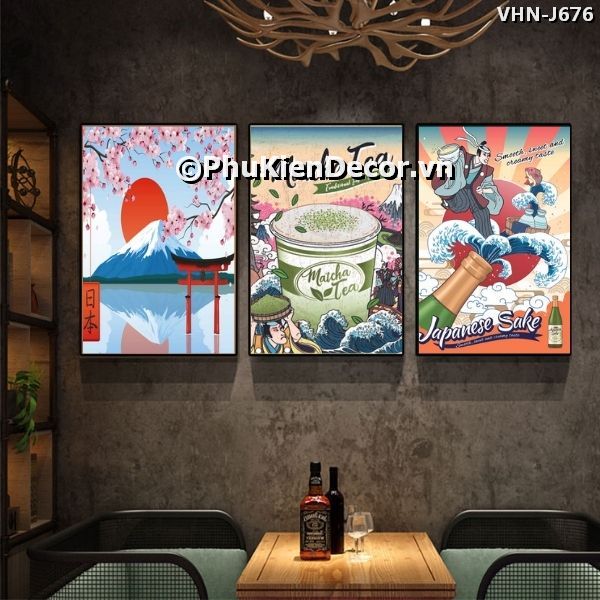 Tranh treo tường các phong cảnh là biểu tượng văn hóa đặc trưng, đặc sắc của xứ sở Hoa Anh Đào