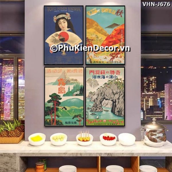 Tranh treo tường văn hóa Nhật Bản phong cách tranh vẽ, mô tả chân thực, sống động văn hóa xứ sở Hoa Anh Đào Tranh treo tường văn hóa Nhật Bản phong cách tranh vẽ, mô tả chân thực, sống động văn hóa xứ sở Hoa Anh Đào