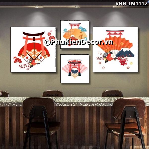 Tranh treo tường các phong cảnh là biểu tượng văn hóa đặc trưng, đặc sắc của xứ sở Hoa Anh Đào