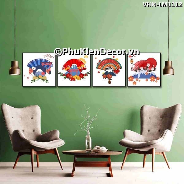 Tranh treo tường các phong cảnh là biểu tượng văn hóa đặc trưng, đặc sắc của xứ sở Hoa Anh Đào