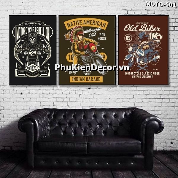 Tranh treo tường xe máy, moto bộ sưu tập đa dạng, hiện đại, tạo nét độc đáo riêng cho không gian Tranh treo tường xe máy, moto bộ sưu tập đa dạng, hiện đại, tạo nét độc đáo riêng cho không gian