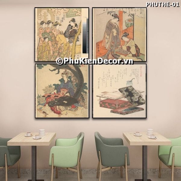 Bộ sưu tập tranh phù thể - thời Ukiyo-e lâu đời nổi tiếng trong văn hóa Nhật Bản Bộ sưu tập tranh phù thể - thời Ukiyo-e lâu đời nổi tiếng trong văn hóa Nhật Bản