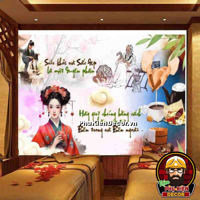 Tranh về các bậc danh y nổi tiếng về dưỡng sinh Trung Hoa tạo độ tin cậy cho quá trình trị liệu Tranh về các bậc danh y nổi tiếng về dưỡng sinh Trung Hoa tạo độ tin cậy cho quá trình trị liệu