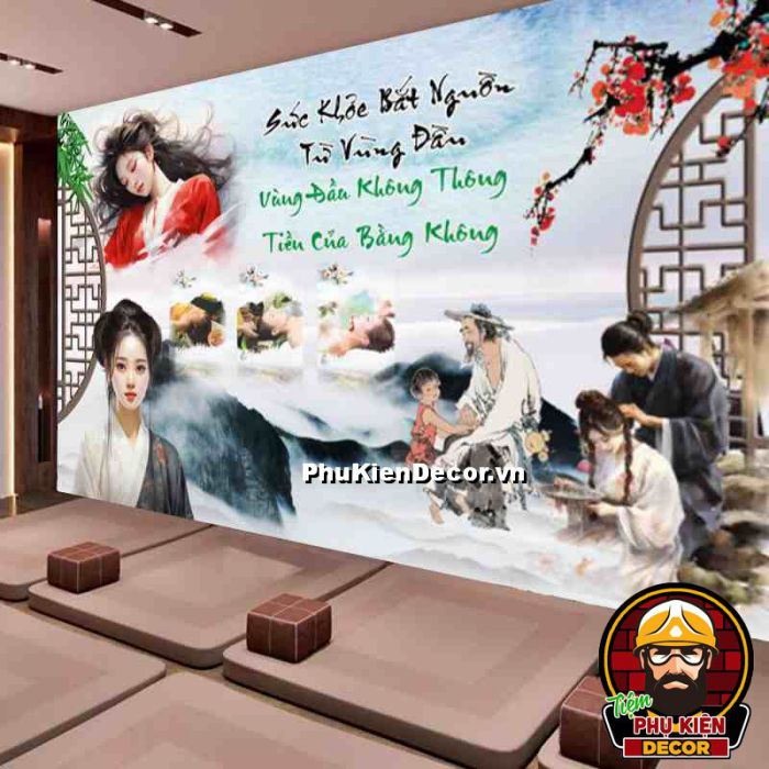 Tranh Dưỡng Sinh Y Học Đông Y góp phần nâng tầm trải nghiệm trị liệu và chăm sóc sức khỏe Tranh Dưỡng Sinh Y Học Đông Y góp phần nâng tầm trải nghiệm trị liệu và chăm sóc sức khỏe