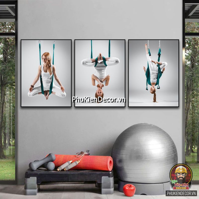 Cách trang trí tranh yoga treo tường tạo động lực và kiên nhẫn cho học viên Cách trang trí tranh yoga treo tường tạo động lực và kiên nhẫn cho học viên