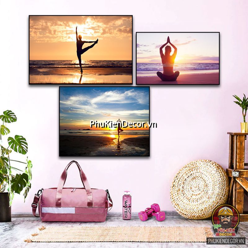 Cách trang trí tranh yoga treo tường tạo động lực và kiên nhẫn cho học viên Cách trang trí tranh yoga treo tường tạo động lực và kiên nhẫn cho học viên