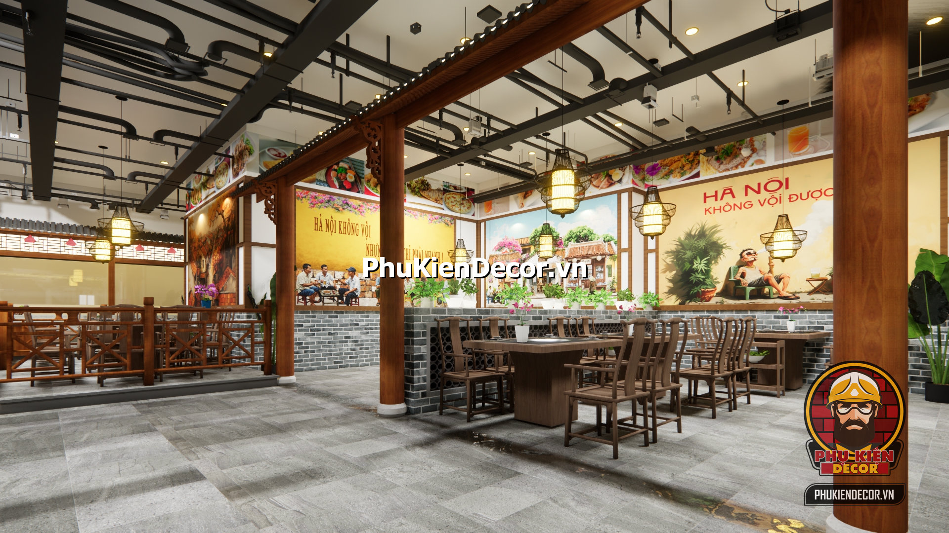 ý tưởng trang trí quán ăn xưa và hiện đại, không gian tái hiện vẻ đẹp HÀ Nội xưa ý tưởng trang trí quán ăn xưa và hiện đại, không gian tái hiện vẻ đẹp HÀ Nội xưa