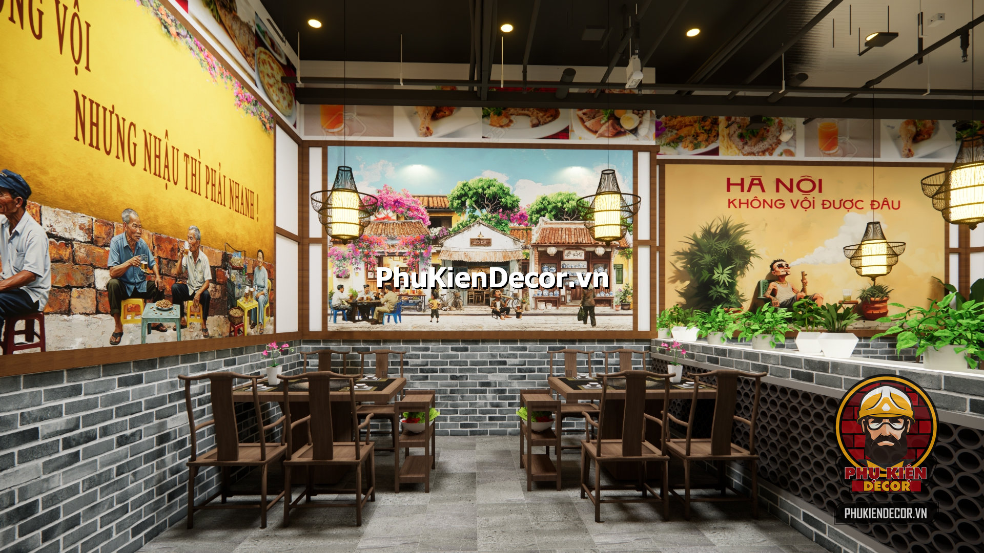 ý tưởng trang trí quán ăn xưa và hiện đại, không gian tái hiện vẻ đẹp HÀ Nội xưa ý tưởng trang trí quán ăn xưa và hiện đại, không gian tái hiện vẻ đẹp HÀ Nội xưa