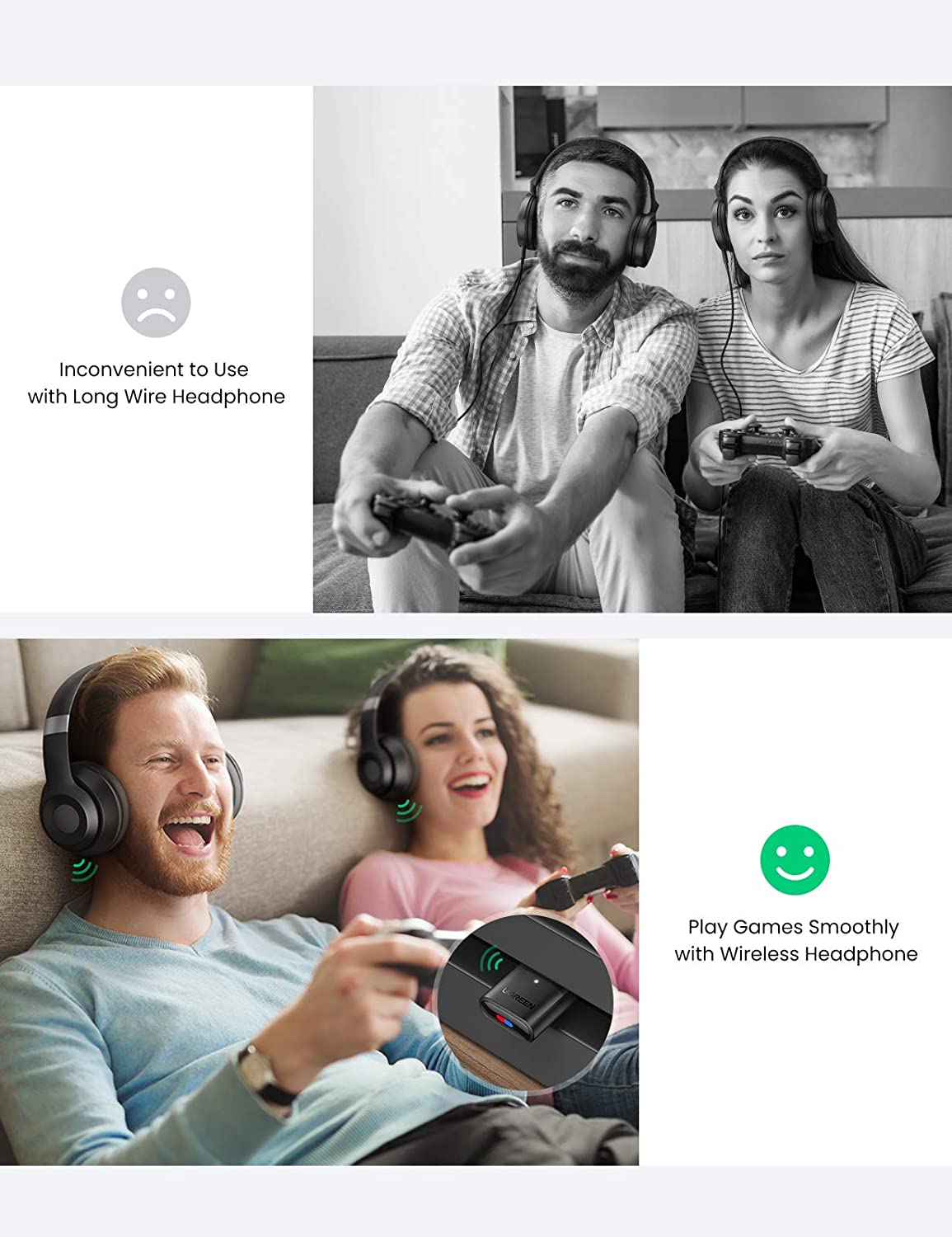 Bộ phát Bluetooth USB cho Switch / PS Ugreen 10928