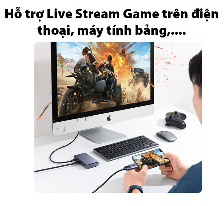 Thiết bị ghi hình Livestream Capture HDMI 4K@60Hz Ugreen 10937 Thiết bị ghi hình Livestream Capture HDMI 4K@60Hz Ugreen 10937