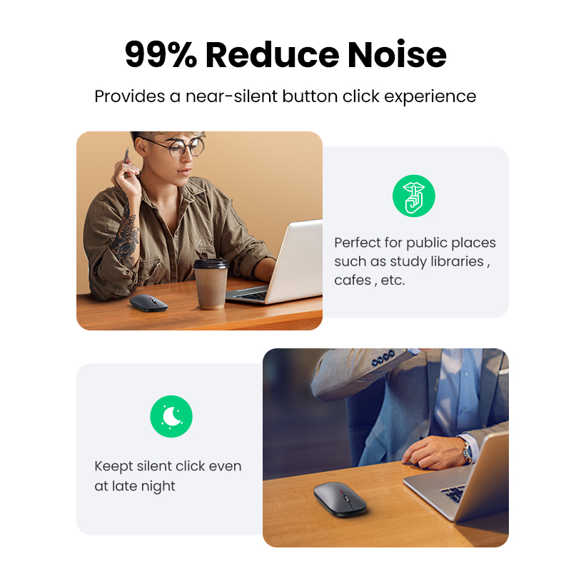 Chuột không dây 2.4G Ugreen 90675 MU001 Chuột không dây 2.4G Ugreen 90675 MU001