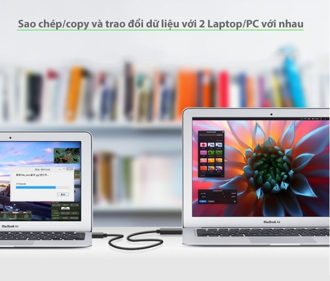 Cáp USB 2.0 Data Link 3m Ugreen 20226 Cáp USB 2.0 Data Link dài 3m Ugreen 20226