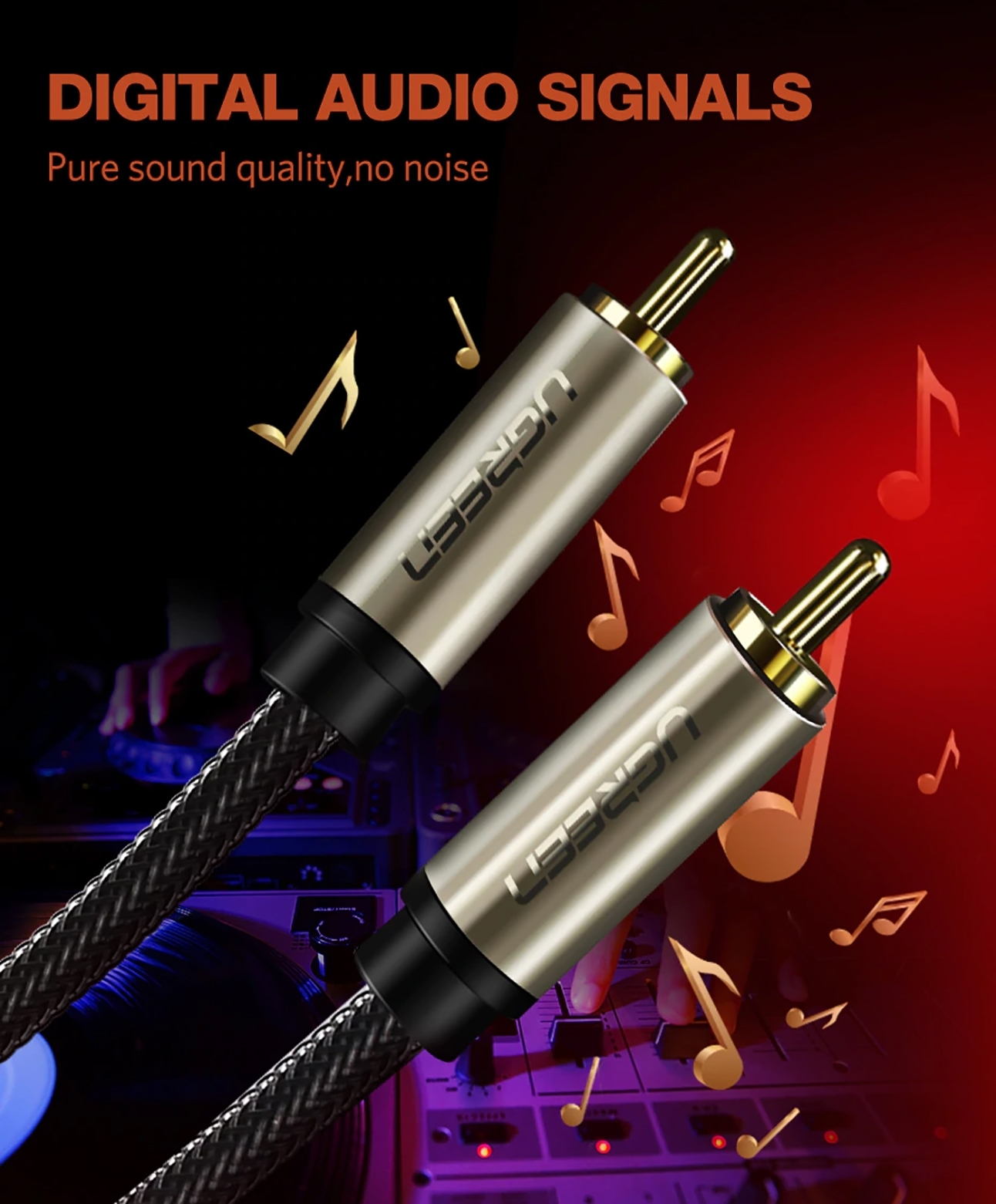 Cáp âm thanh Coaxial dài 5m Ugreen 20740