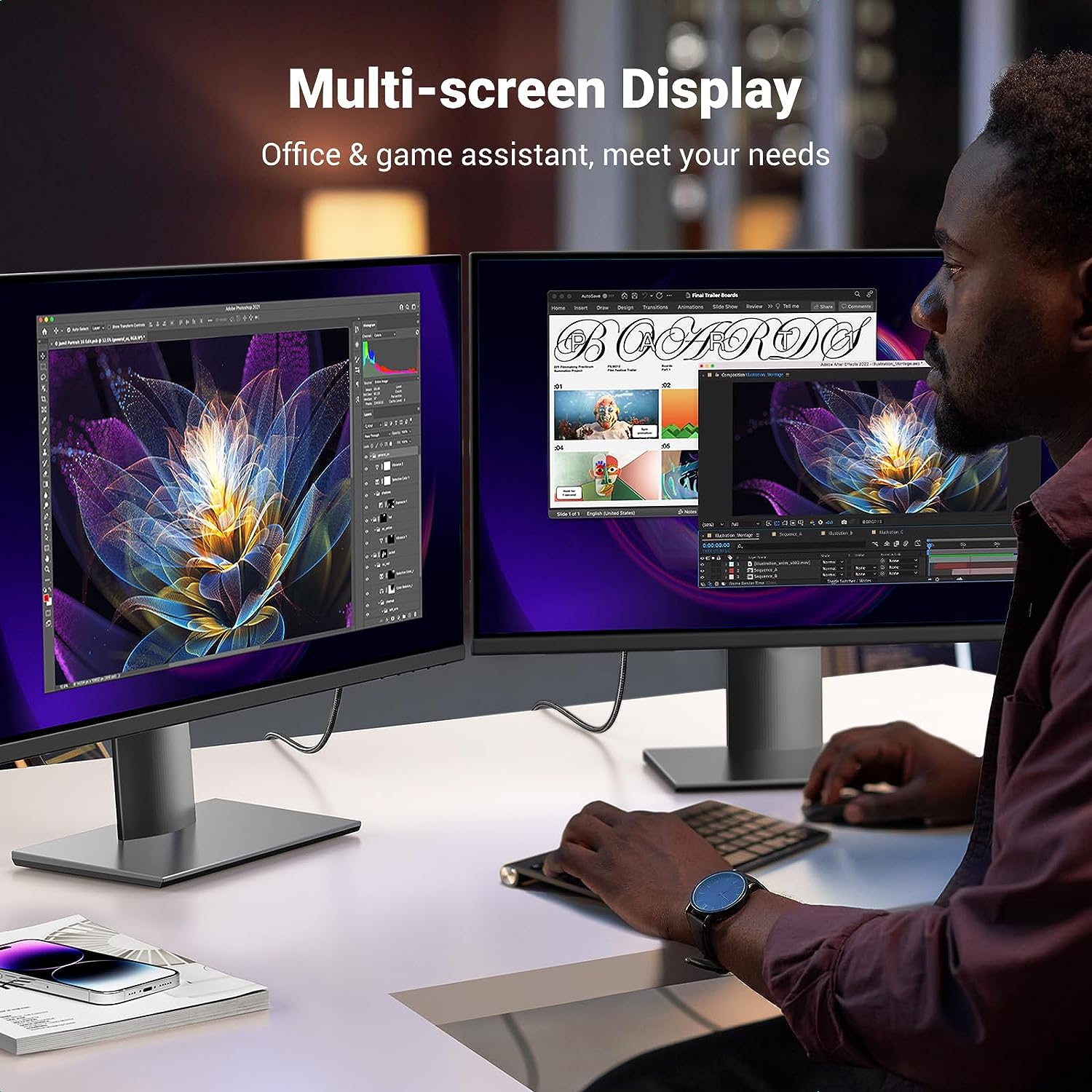 Cáp Displayport to HDMI 2.0 dài 3m hỗ trợ 3D 4K@60Hz Ugreen 25491 DP119 Cáp Displayport to HDMI 2.0 dài 3m hỗ trợ 3D 4K@60Hz Ugreen 25491 DP119