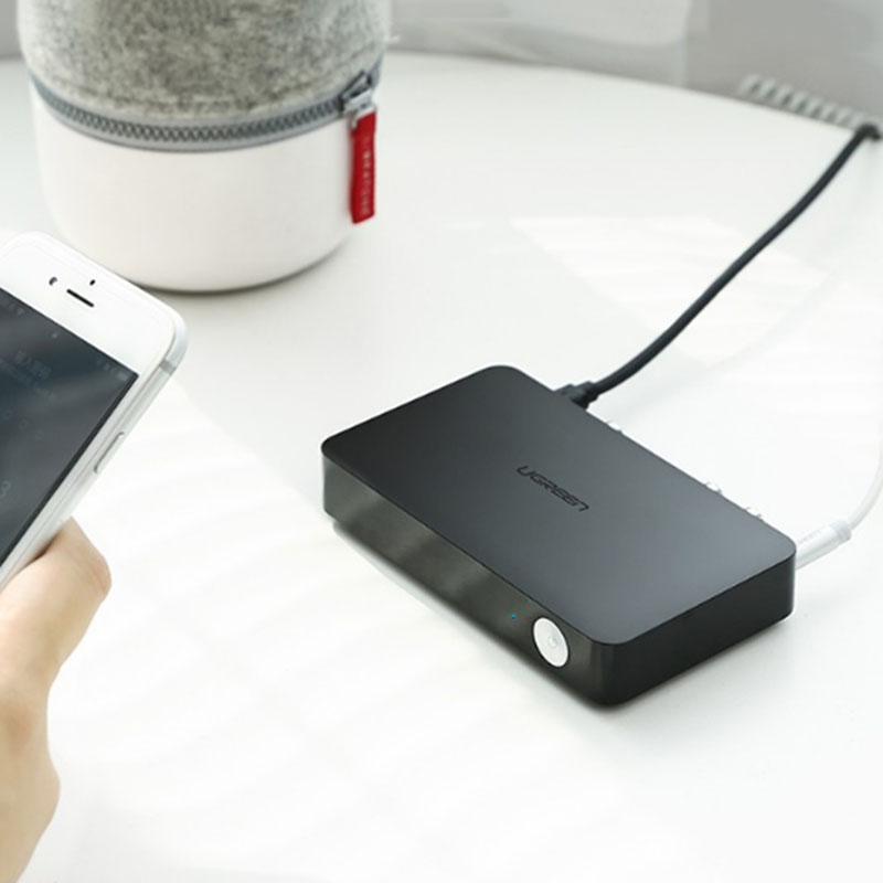 Bộ nhận âm thanh Bluetooth 4.2 Music Receiver (3.5mm+RCA+Optical) Ugreen 40856
