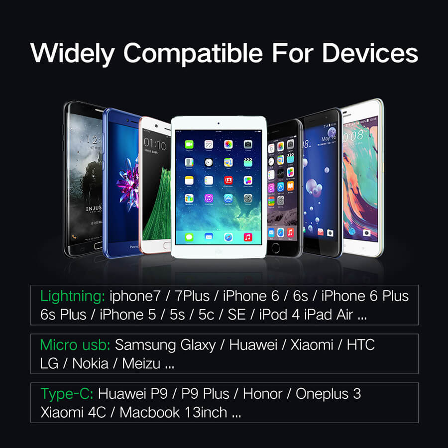 Cáp sạc USB Lightning 1m Ugreen 30584 cho IPhone Cáp sạc USB Lightning 1m Ugreen 30584 cho IPhone