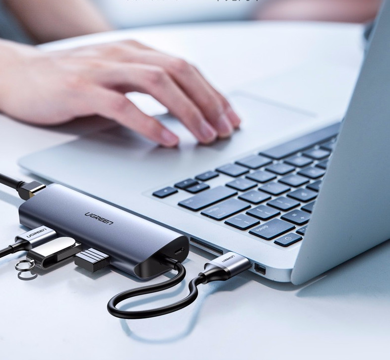 Bộ chia USB 3.0 ra 3 cổng USB 3.0 + Lan 1000Mbps Ugreen 60719 Bộ chia USB 3.0 ra 3 cổng USB 3.0 + Lan 1000Mbps Ugreen 60719