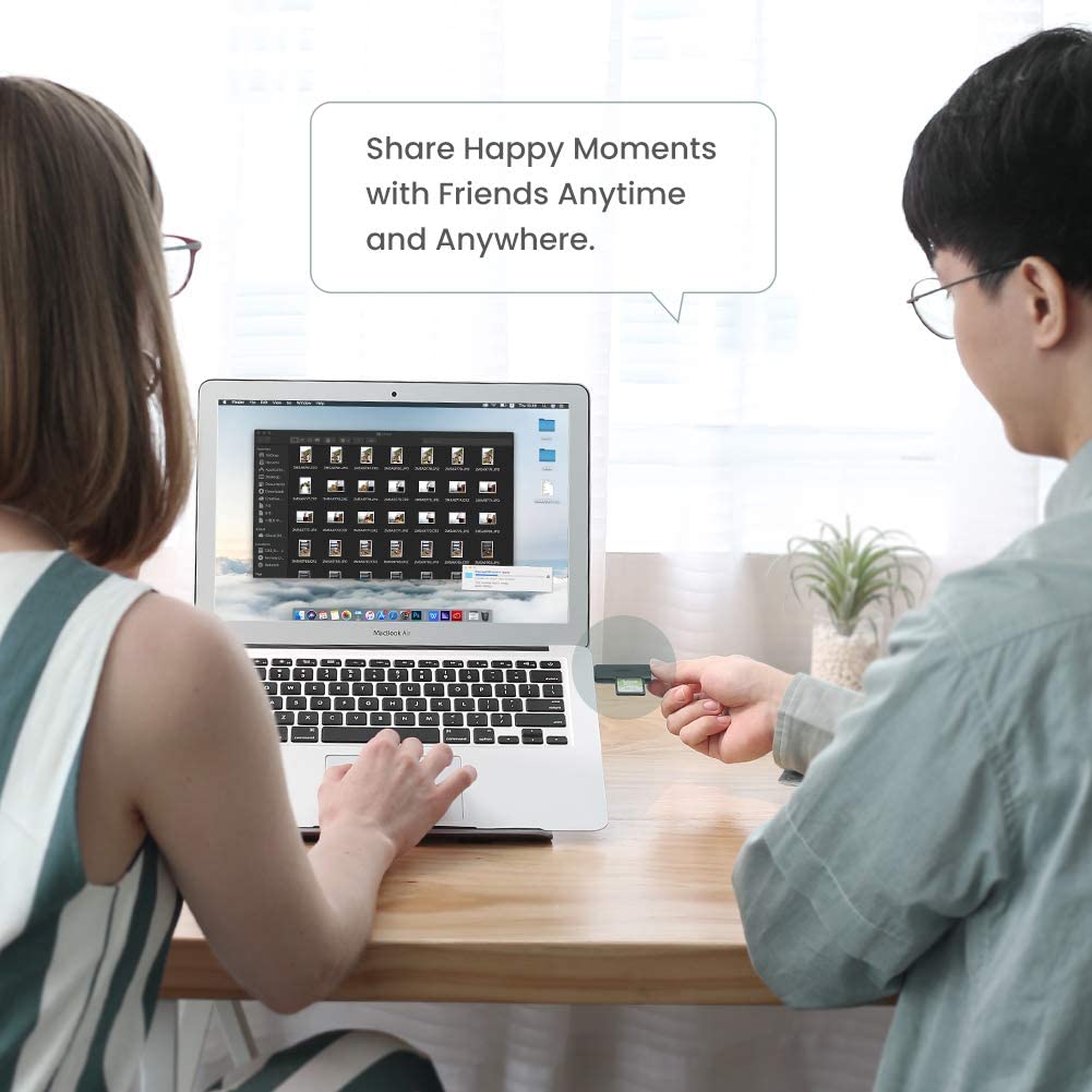 Đầu đọc thẻ USB 2.0 hỗ trợ SD/TF Ugreen 60721 Đầu đọc thẻ USB 2.0 hỗ trợ SD/TF Ugreen 60721